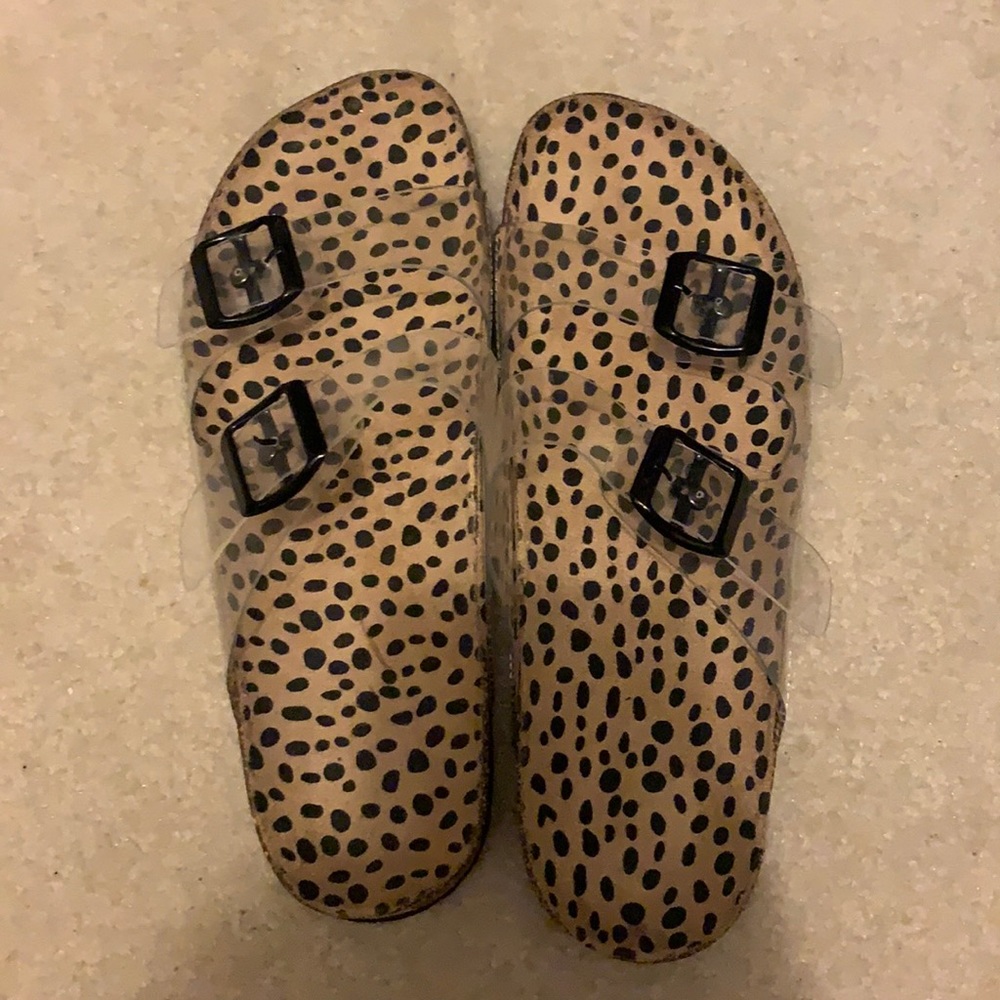 Cheetah Print Sandals
